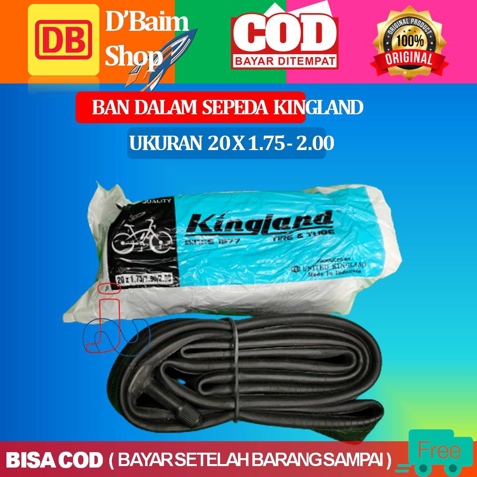 Ban Dalam Sepeda Kingland 16 sampai 26 Ban Dalam Sepeda Super Murah