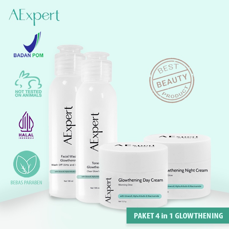 AExpert Skincare Glowthening Series Paket 4 in 1