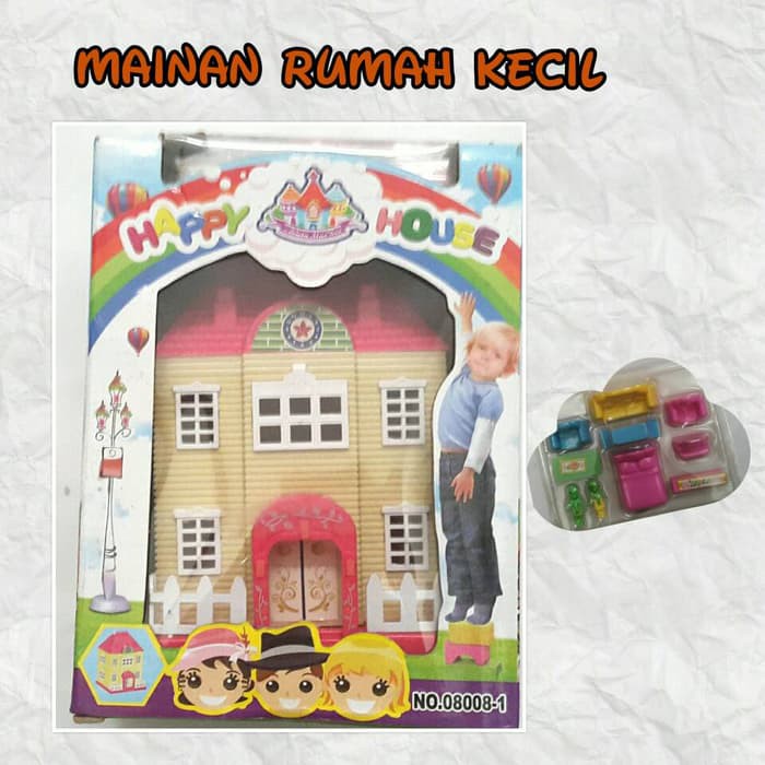 Mainan Rumah Kecil Happy House Murah
