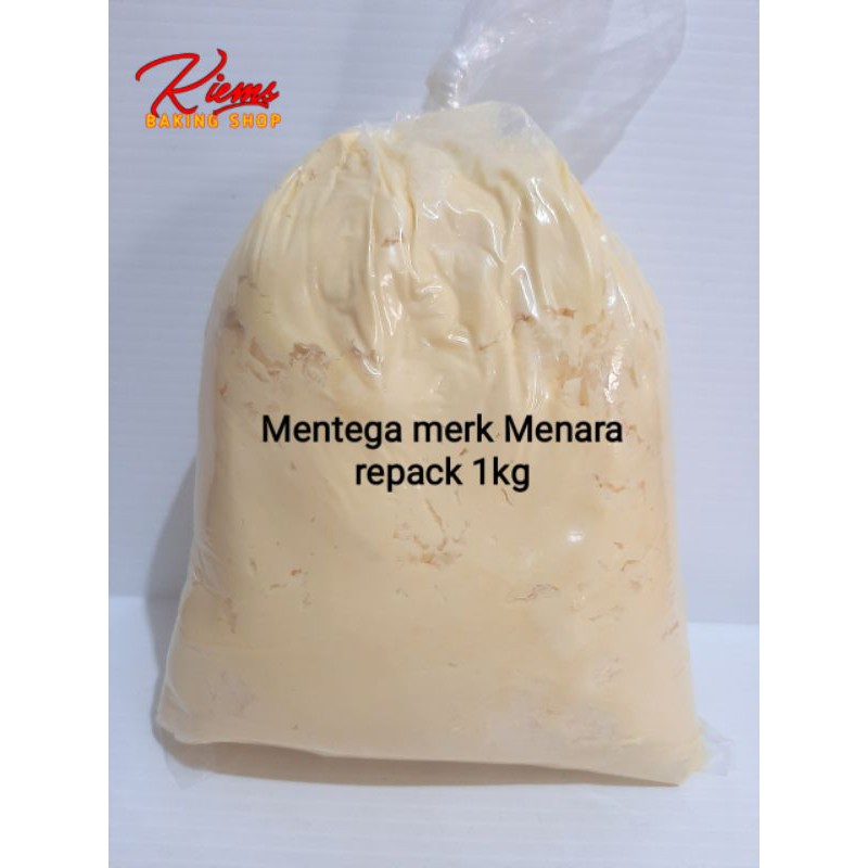 

Mentega merk Menara Kuning repack 1kg