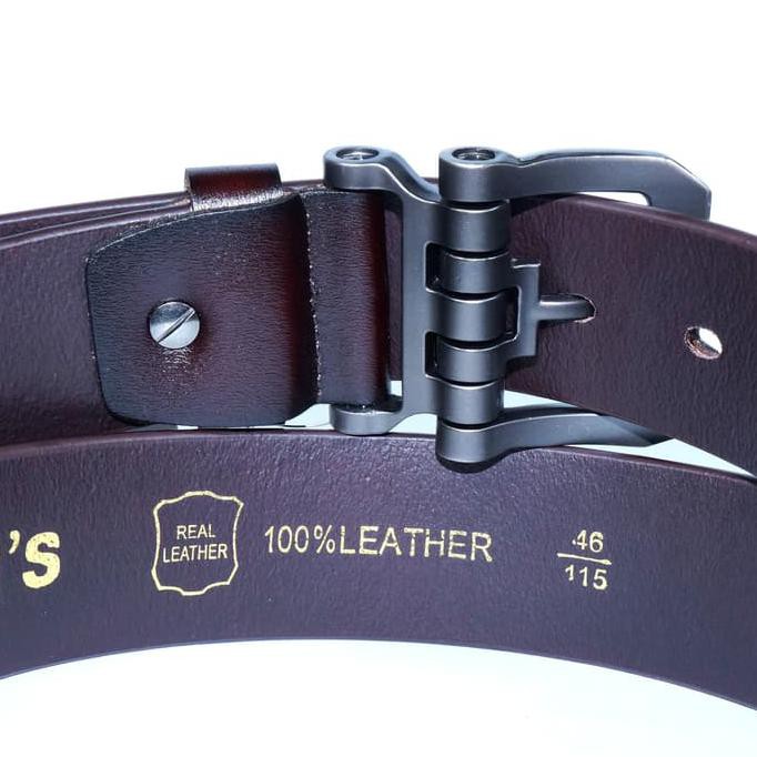 Pksub847- Ikat Pinggang Pria / Gesper Import / Sabuk Kulit Asli Levis 501 Clasic 943S