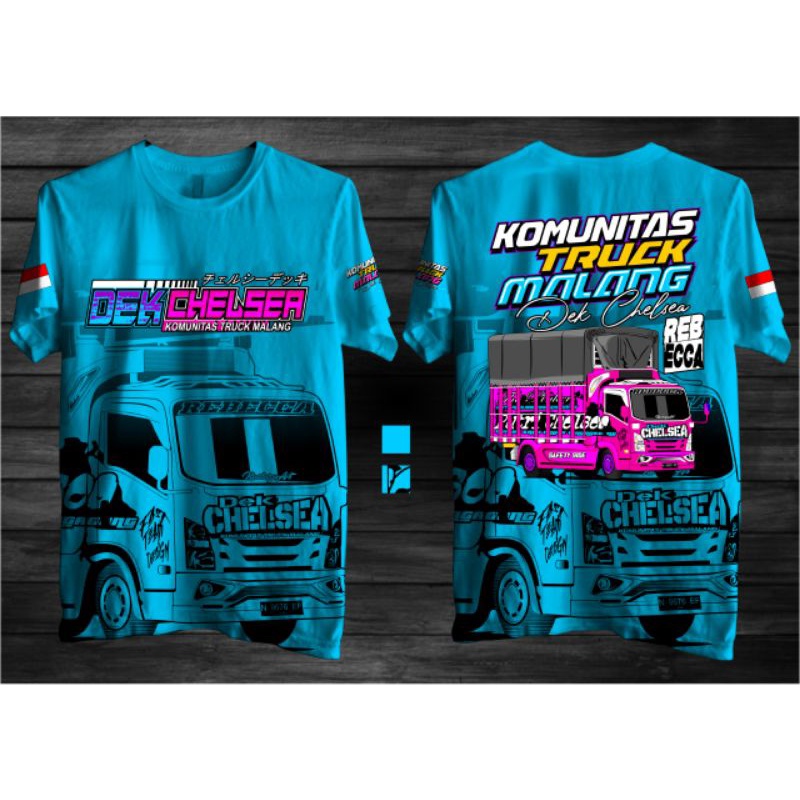 Kaos Truck dek celsea komunitas truck malang