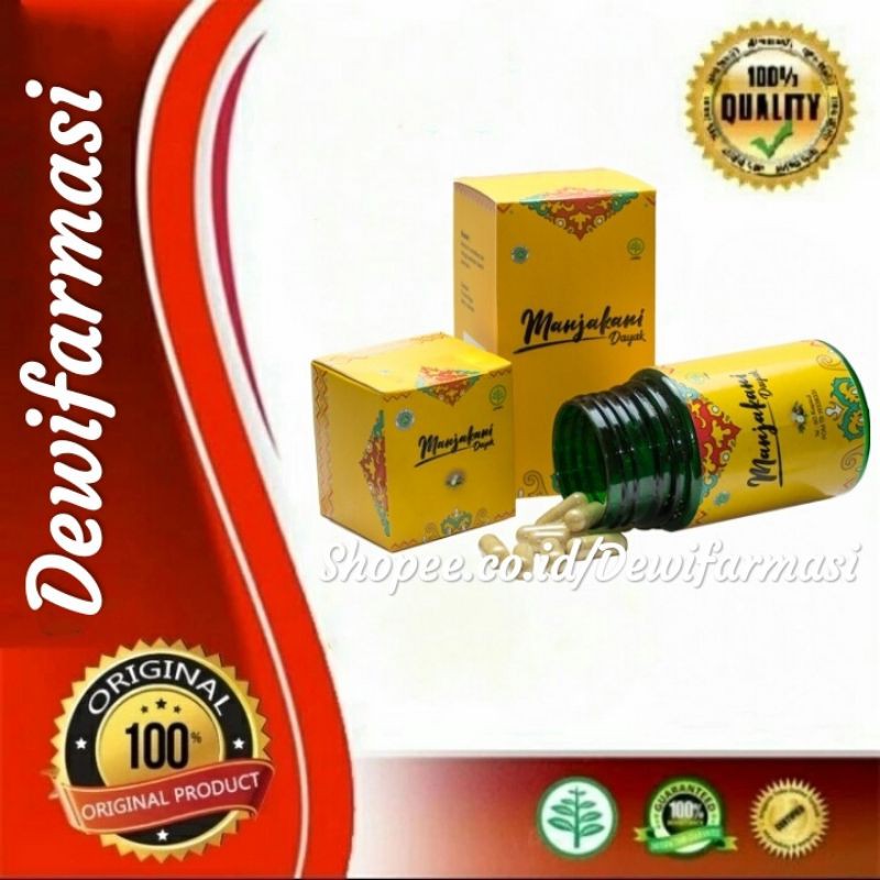 MANJAKANI DAYAK - Fresh Manjakani Dayak Original Asli Kapsul Obat Herbal Atasi Keputihan Alami