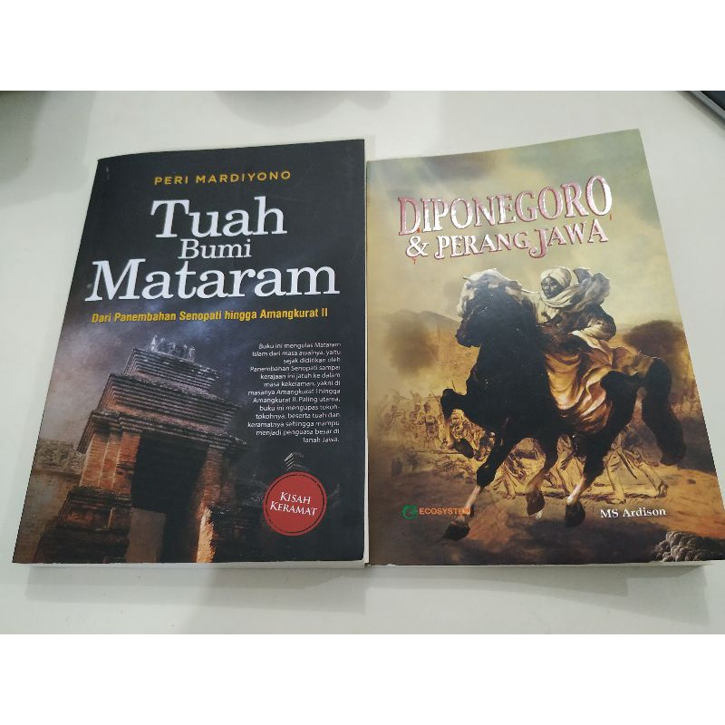 

buku sejarah Diponegoro dan mataram