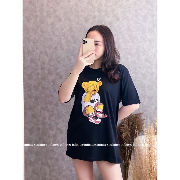 Kaos Oversize Wanita Atasan Wanita Jumbo Bahan Cotton Combed 30s