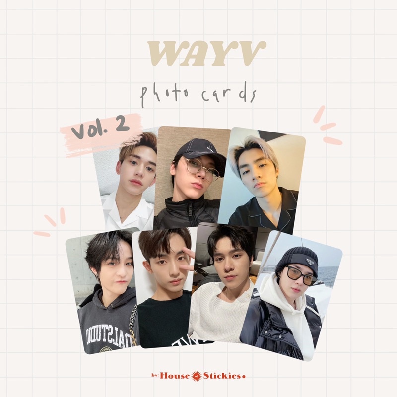 WAYV Unofficial Photocard (Boyfie Selca Vol 2)