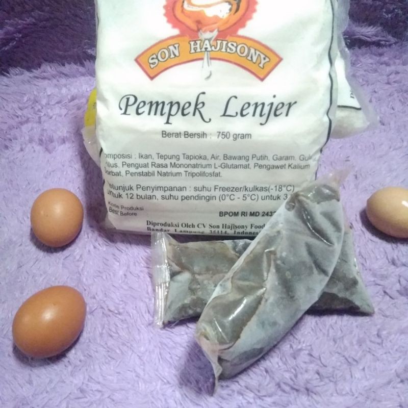 

pempek Lenjer curah Sony dan cuko plastik 250 ml Pempek Son Haji Soni Lampung