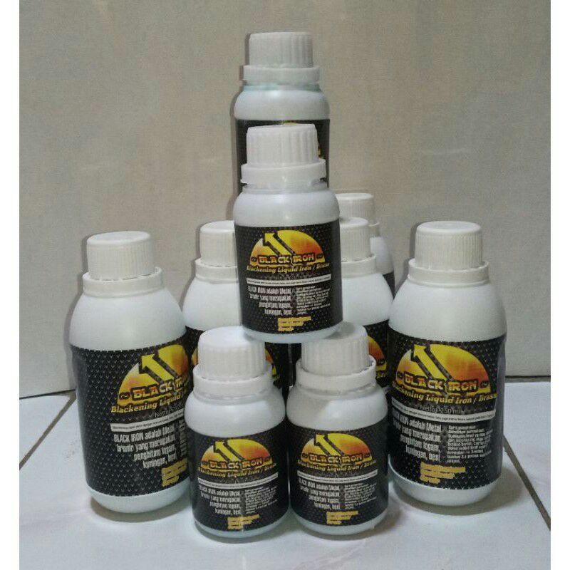 Black iron metal bronir penghitam besi ampuh