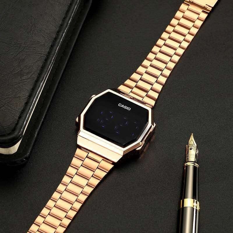 Jam Tangan Wanita Casio Digital Toch Screen / Jam Tangan Wanita Casio Original Tali Rantai