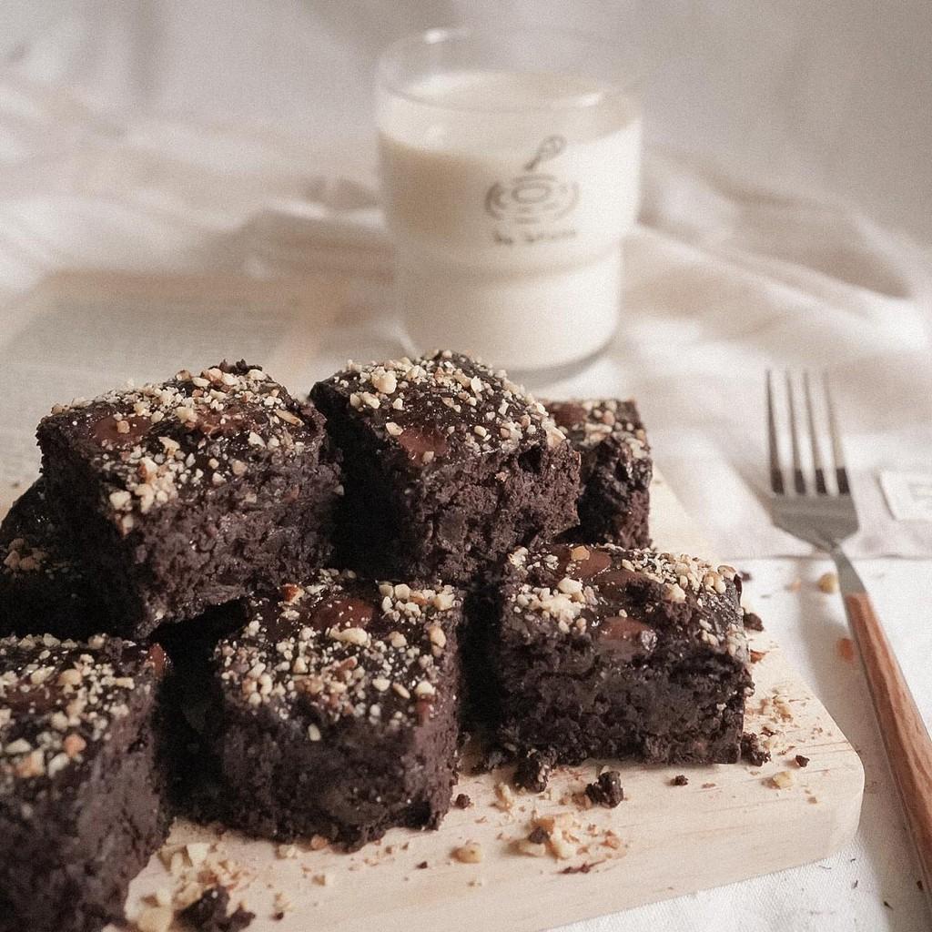

Oat Based Dark Chocolate Fudge Brownies Ori dan Paling Laris
