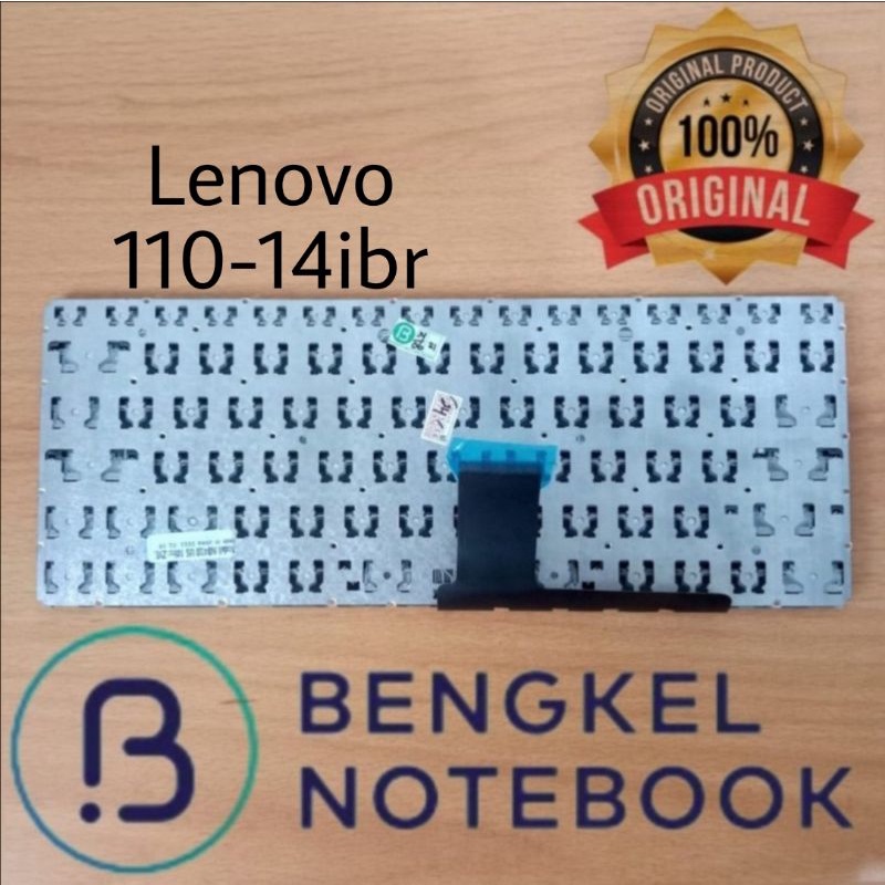 Keyboard Laptop Lenovo Ideapad 110-14 110-14ibr Soket Tengah