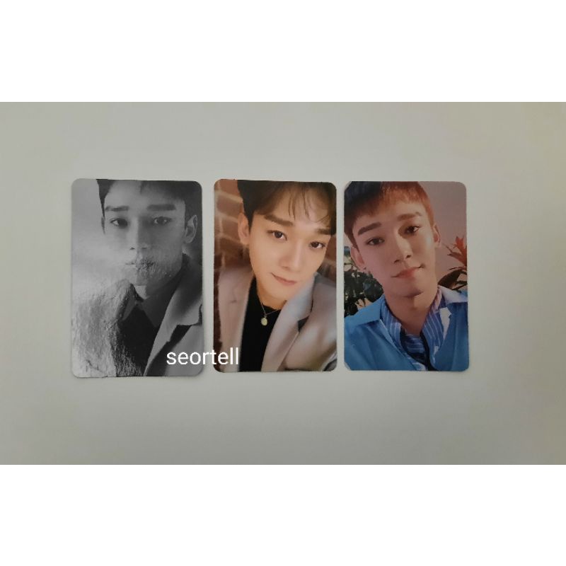 PC PHOTOCARD EXO Chen : Blooming Day, April and Flower, Universe.