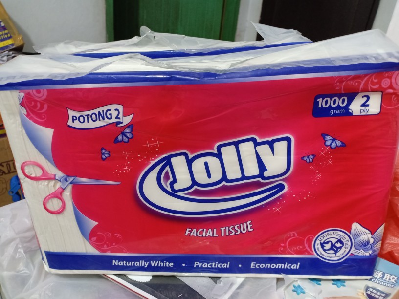 Jolly Potong 2 Facial Tissue 2ply 1000gr