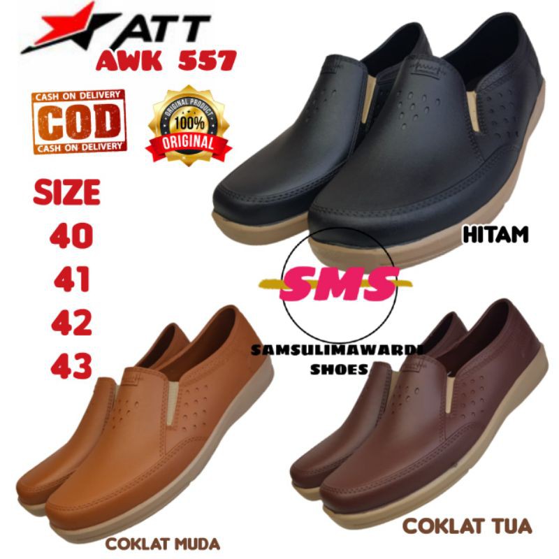 SEPATU KARET SLIP ON ATT ORIGINAL TERLARIS