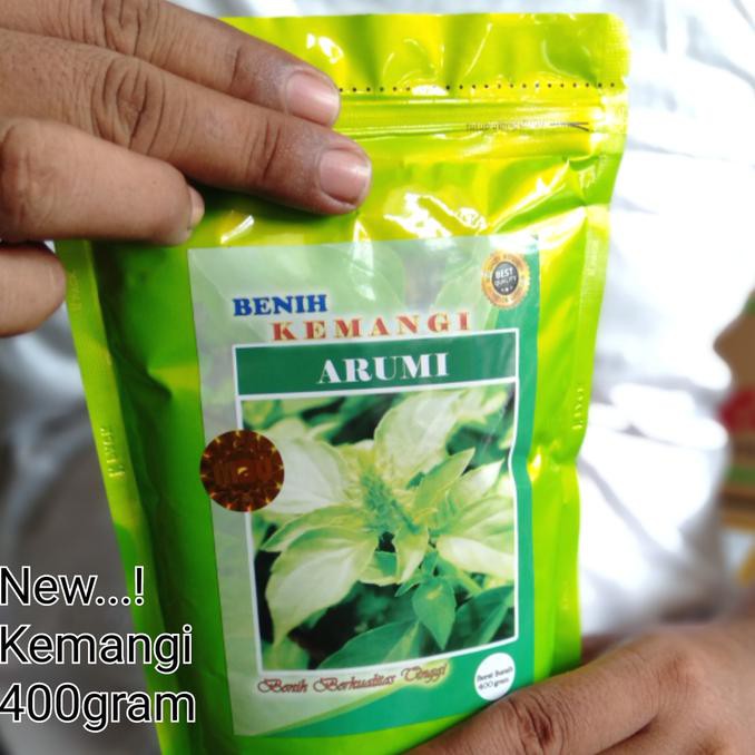 

benih kemangi 500gram arumi - bibit daun kemangi unggul