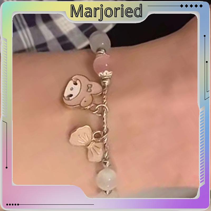 Melody Cinnamon Dog Opal Gelang Lucu Sederhana Gelang Hadiah Pacar-MJD
