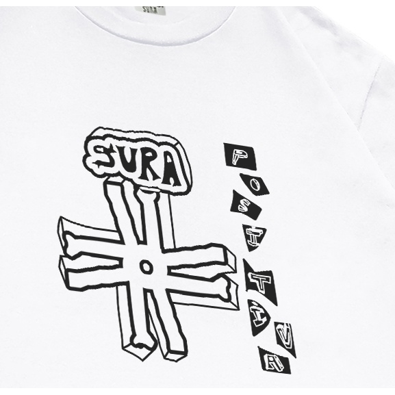 Sura Positiva - Tshirt Heavyweight Cotton (Rerose) White