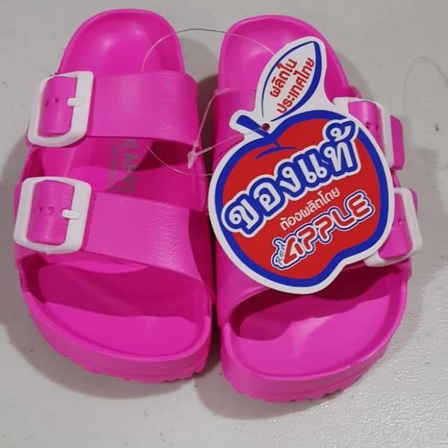 Sandal red apple ori thailand