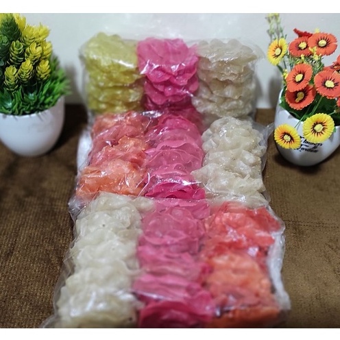 

Cemilan Snack Kerupuk Bunga Dapros Lebih Tebal isi 30pcs khas Bogor