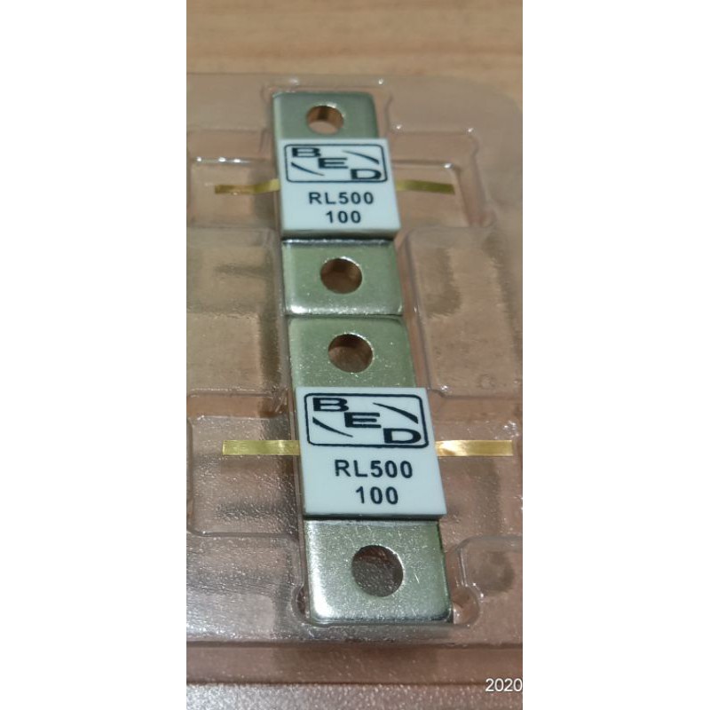 RF Flange Dummyload RL500-100 500Watt 100 Ohm Microstrips RFlange Resistor terminal Beban Attenuator