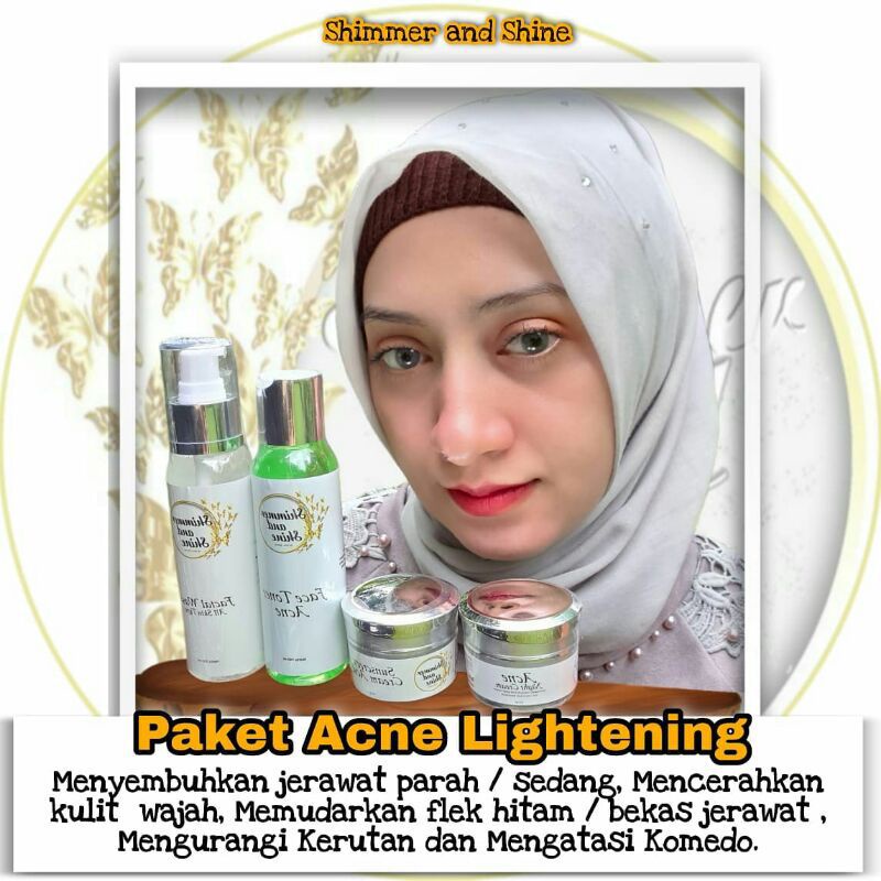 paket Acne lightening SHIMMER AND SHINE
