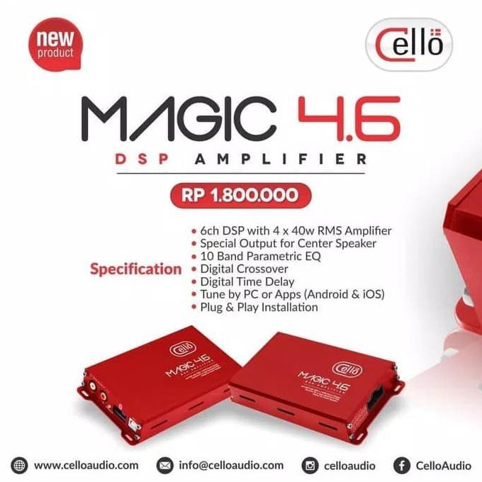 cello magic 4.6 dsp power
