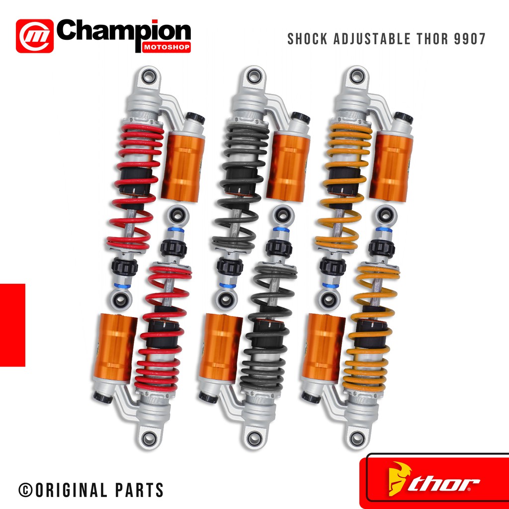 Shockreaker Shock belakang Tabung 280mm 320mm 340mm Adjustable Thor 9907