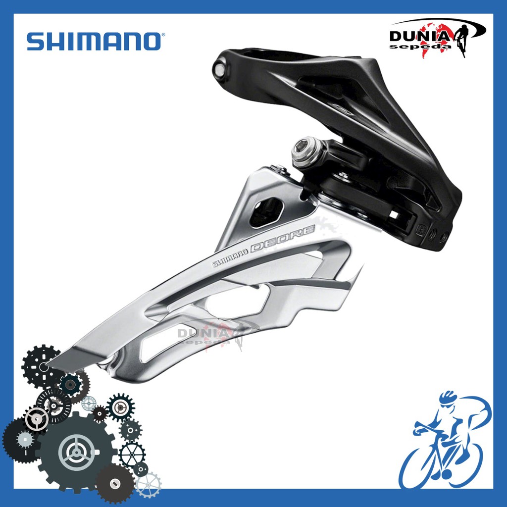 Shimano Front Derailleur Sepeda Deore M6000 3x10 Speed