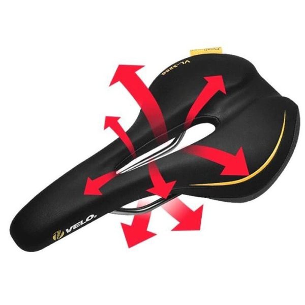 Velo 3256 Sadel Gel Lubang Sepeda MTB SELI Roadbike