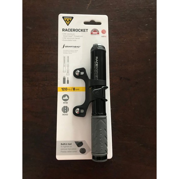 NEW pompa topeak race rocket 120 psi