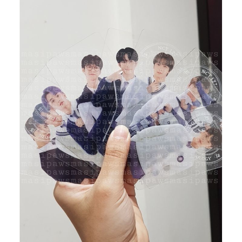 Clear Bookmark NCT 127 Back to School Kit 2021 - ready - baca caption