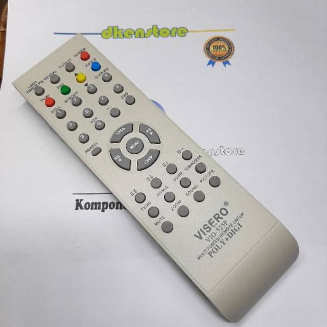 Remote TV Polytron Tabung crt remot digitec 525