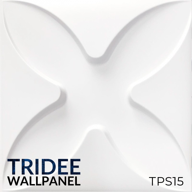 TRIDEE WALLPANEL 30x30 CM | WALLPAPER DINDING DEKORASI | WALL PANEL 3D DINDING PVC-TPS15 - PETAL 30
