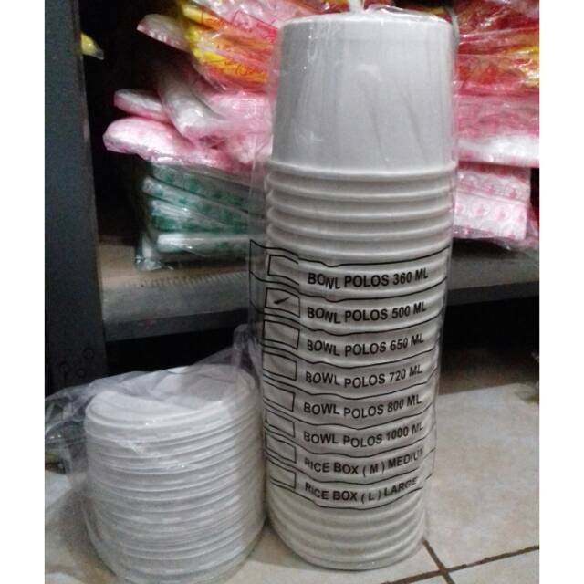Paper bowl 500ml (25pcs)