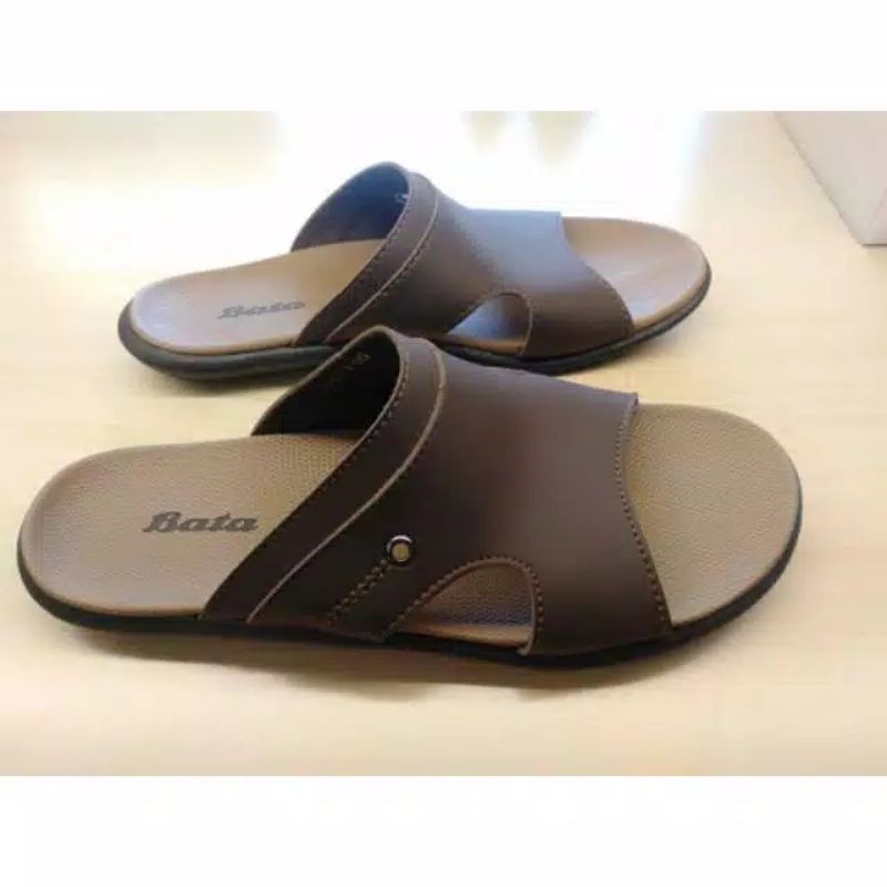 Sandal Pria BATA Bahan kulit sintetis