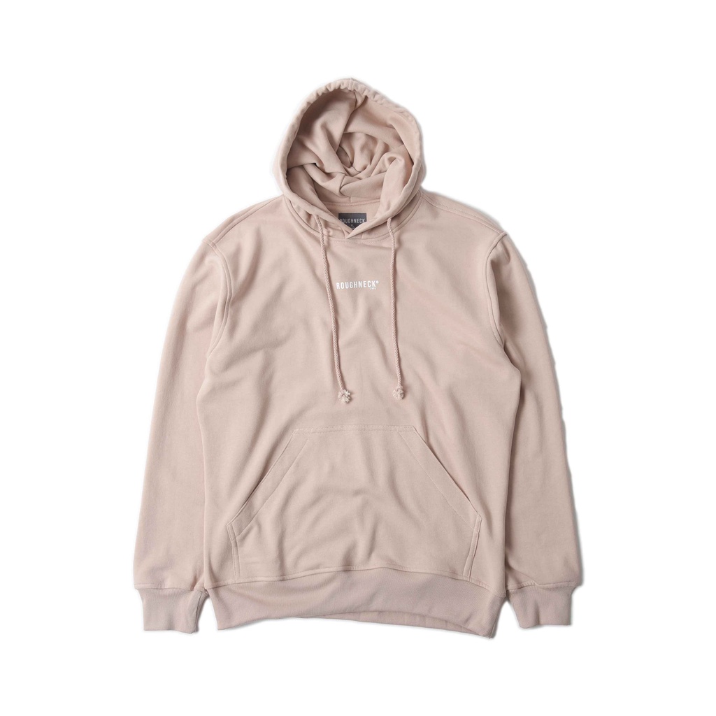 Roughneck H288 Dusty Pink Small Sig White Hoodie