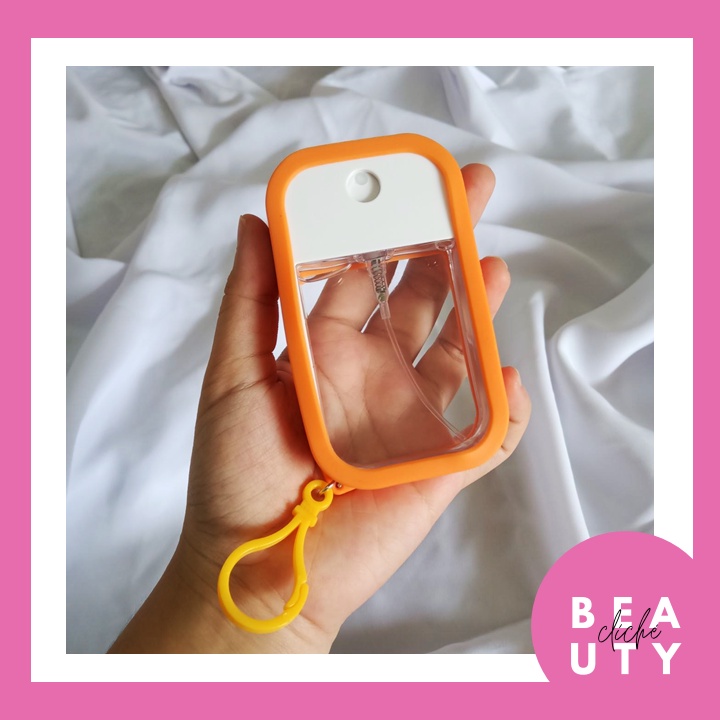 Hand Sanitizer Spray ORANYE Touchland Pocket Card Botol Kotak Gantung Free Sticker [Hook Ekonomis Ed