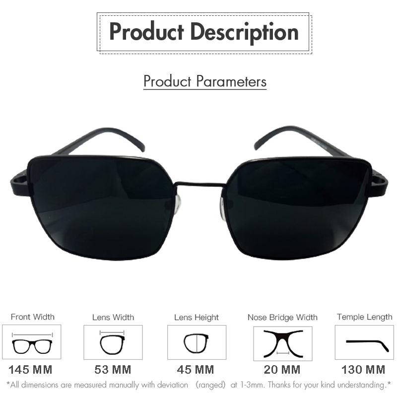 Promo! Kacamata Hitam Fashion Pria Wanita Sunglasses UV Protection Unisex Kacamata Gaya