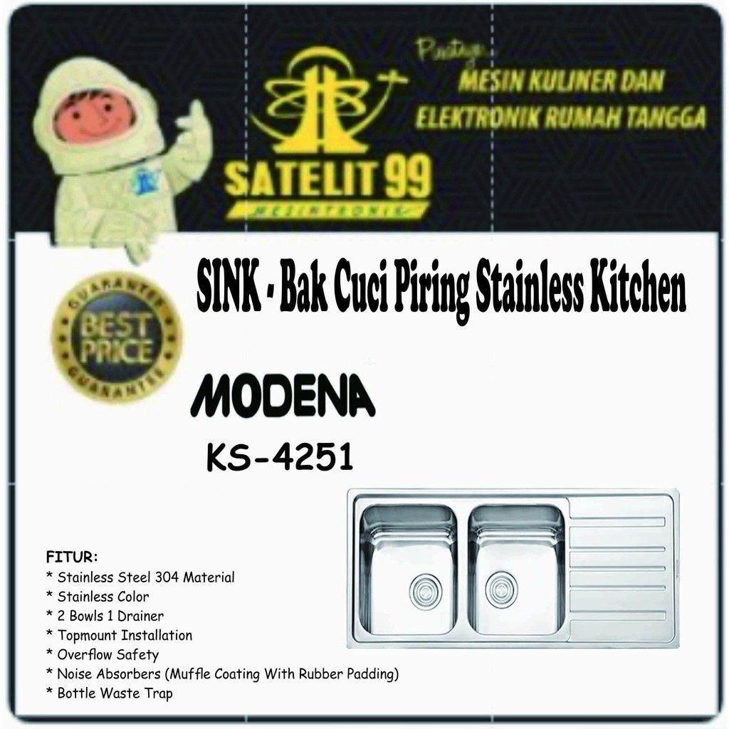 SIKITCHEN SINK - LUGANO MODENA KS-4251