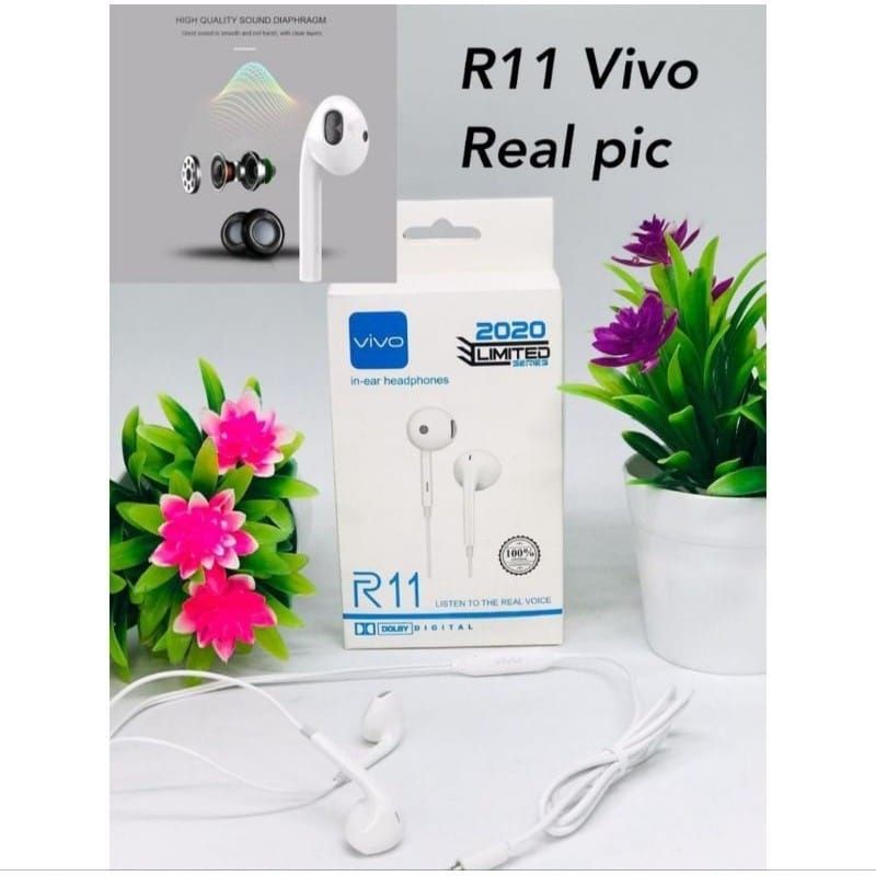 Headset Handsfree Vivo R11 Earphone Vivo R11