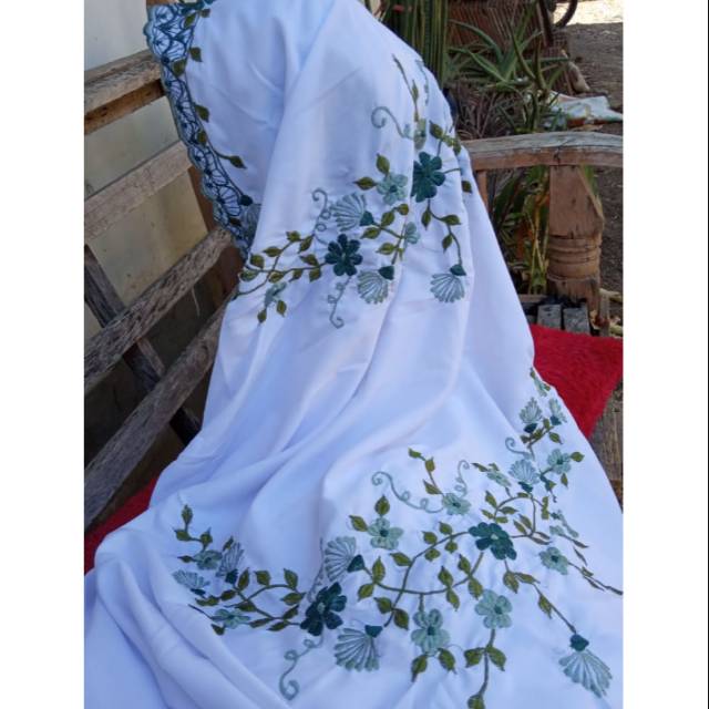 MUKENA BORDIR // MUKENA TERUSAN DEWASA // MUKENA JUMBO// RUKUHKU