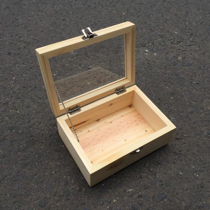 

[BISA COD] Box Kayu Akrilik / Size 15 x 10 cm / Bisa di Grafir ( pesan terpisah )