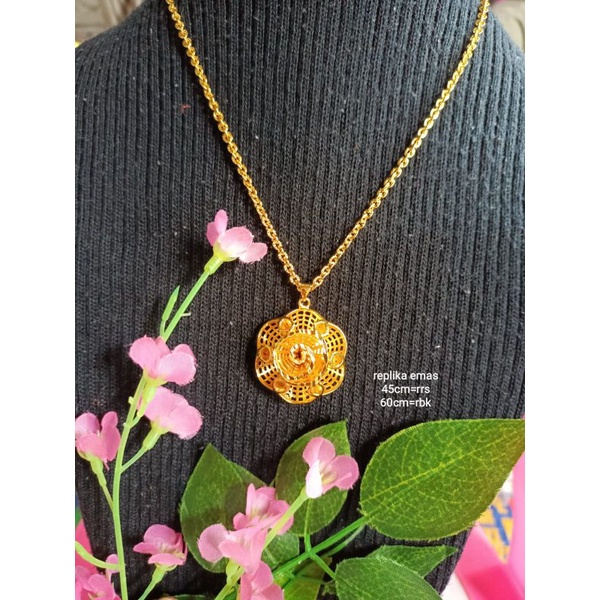 Kalung,gelang replika emas model kendari,cocok dipake pesta,sehari hari,kado