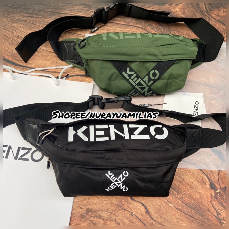 Waistbag kz X import waist bag pria wanita tas selempang knz x