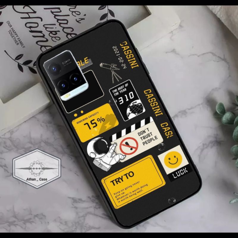 Athan Case Custom Vivo Y21 & Y21s Fashion Aesthetic Exclusive Astronaut NASA series