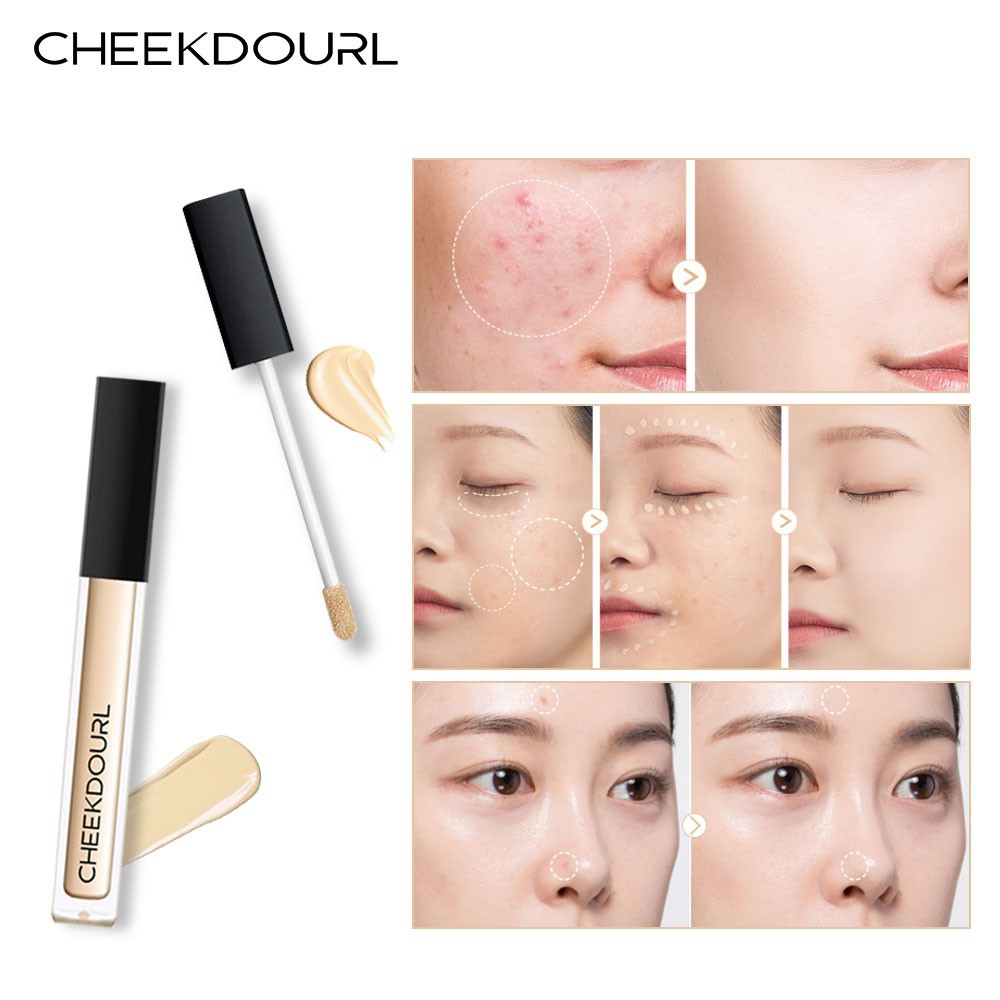 CHEEKDOURL Full Cover Concealer Dengan Coverage Tinggi &amp; Waterproof MakeUp Kosmetik long-lasting