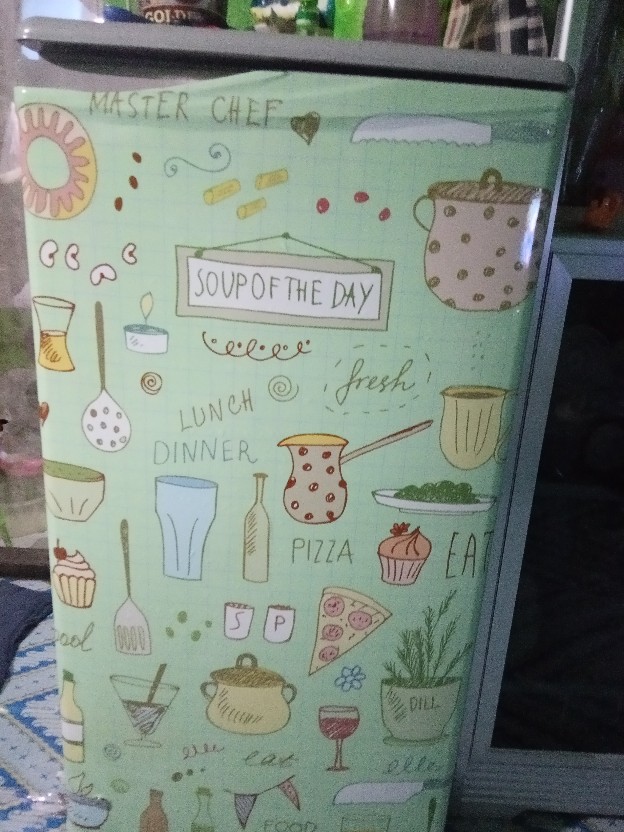 Stiker Kulkas 1  Pintu Masterchef Shabby