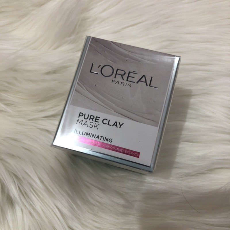 LOREAL Paris Pure Clay Mask Illuminating BNIB Sealed
