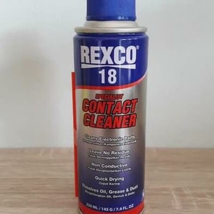 Rexco 18 Contact Cleaner Pembersih Elektrik &amp; Elektronik 220 mL REXCO 18 Specialist CONTACT CLEANER