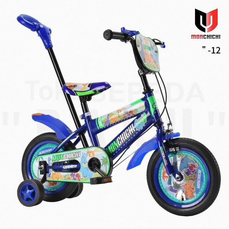 0SEPEDA BMX ANAK MONCHICHI BY TREX UKURAN 12 INCH BAN POMPA TONGKAT STIR MURAH BARU SNI BUKAN POLYGO
